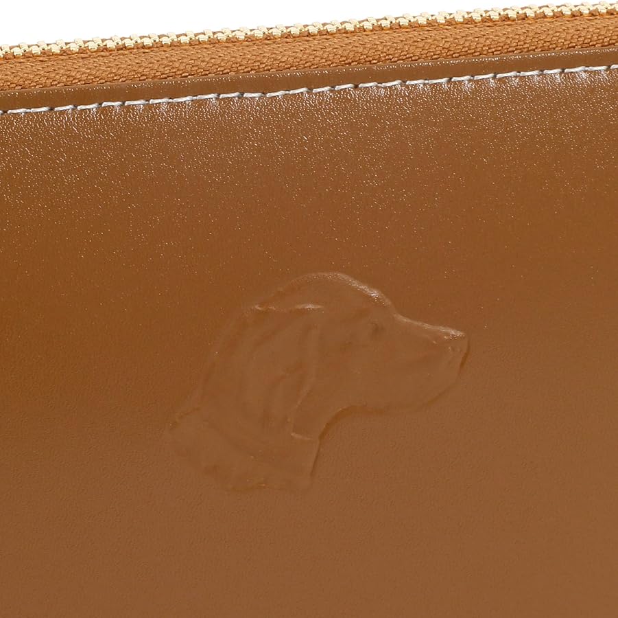 キタムラ　アイボリー 長財布 犬の型押し キタムラ アイボリー 長財布 犬の型押し キタムラ アイボリー 長財布